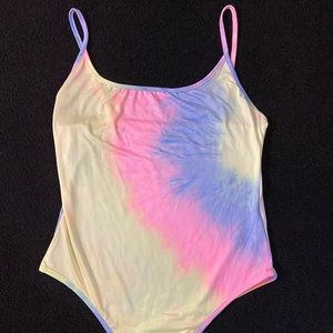 SHEIN tie dye bodysuit